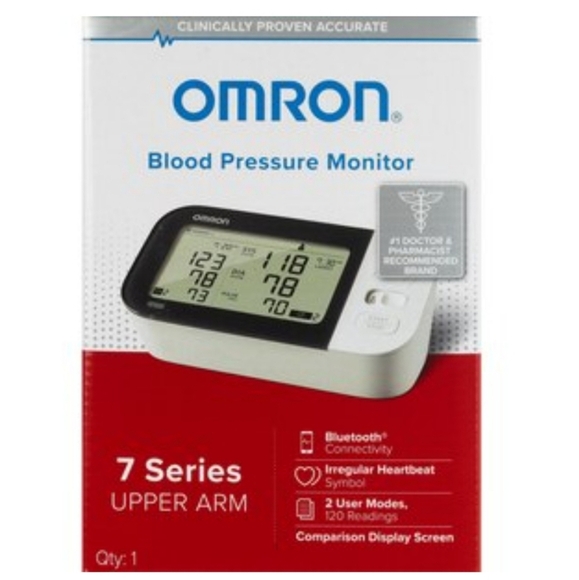 OMRON Other - OMRON 7 Series Upper Arm Blood Pressure Monitor,Black and White,Retail $89.99US